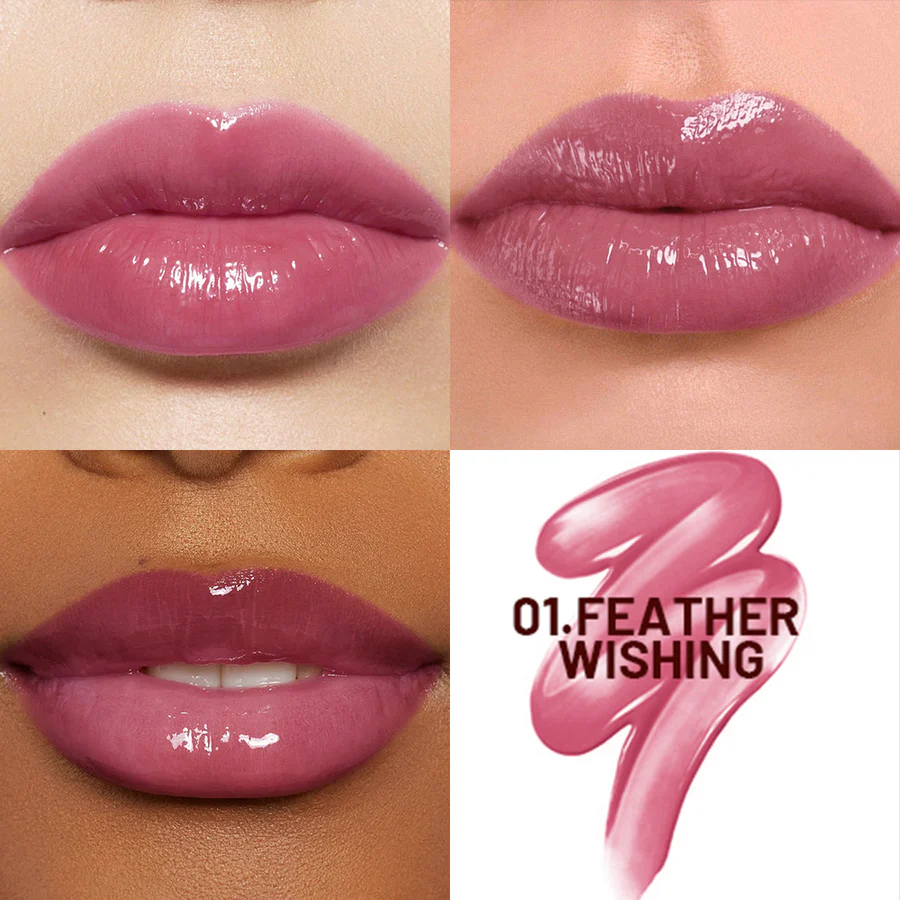 PUDAIER Hybrid Lip Glaze Plumping Gloss بوداير ملمع شفاه